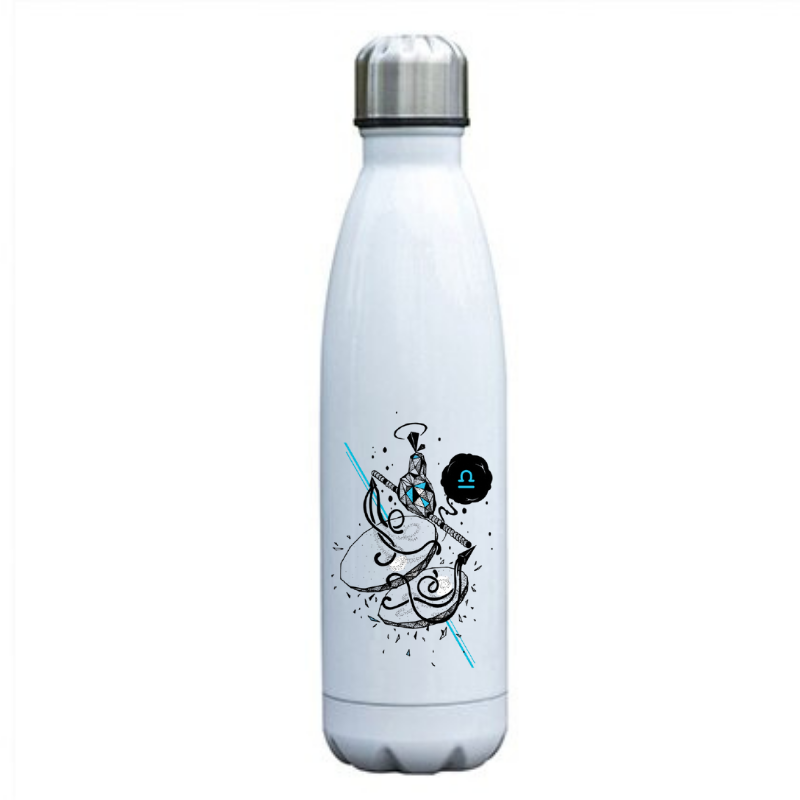 signe du zodiaque balance bouteille isotherme