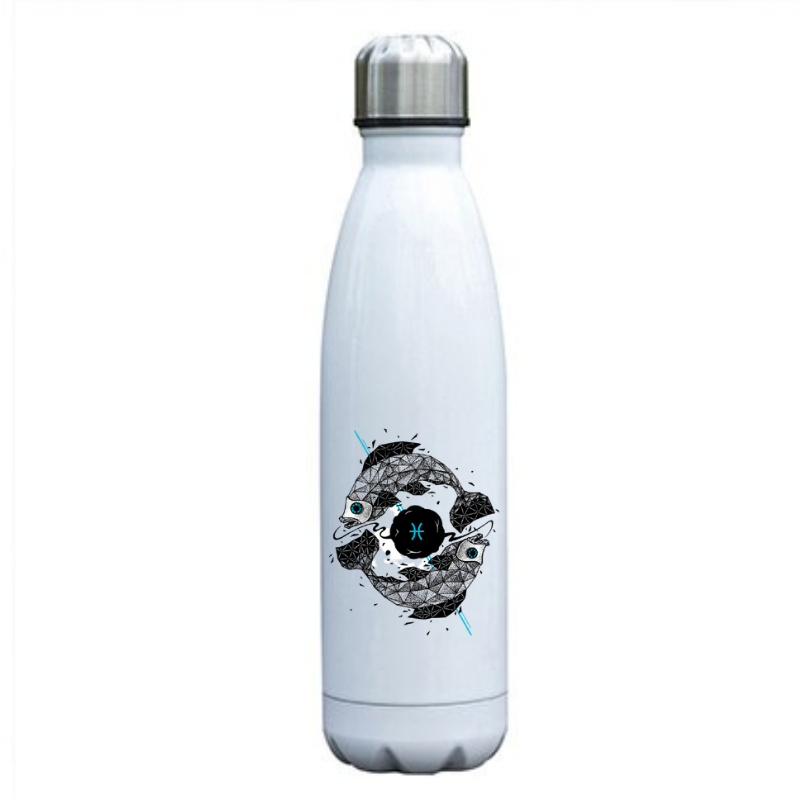 gourde inox signe astrologique poissons