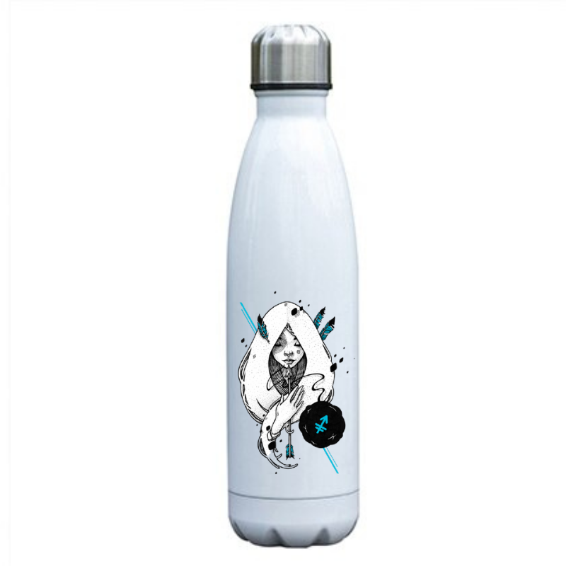 gourde en acier inoxydable signe astrologique sagittaire