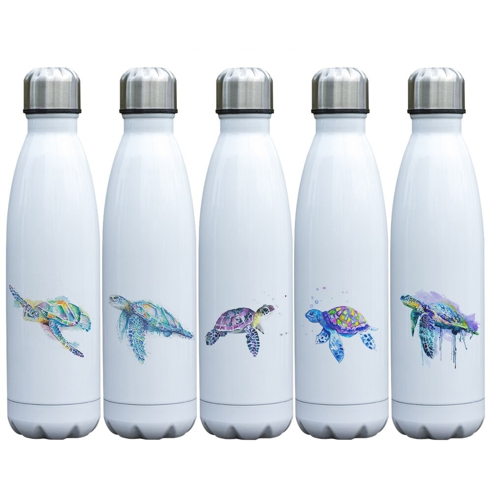 Bouteille isotherme tortue coloree