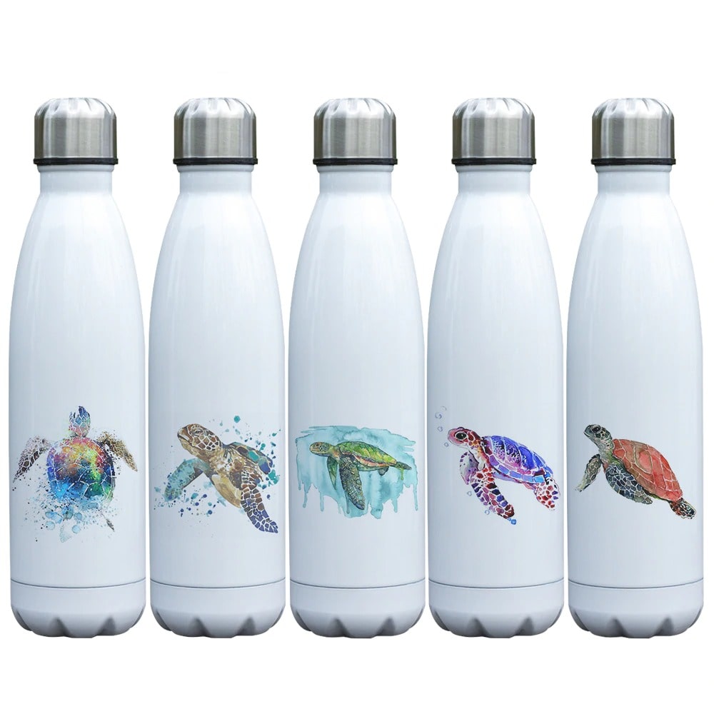 Gourde en inox 500 ml tortue