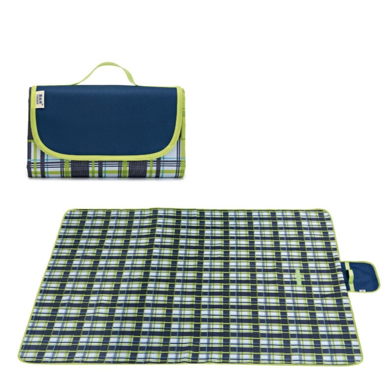 nappe pique nique bleu foncé