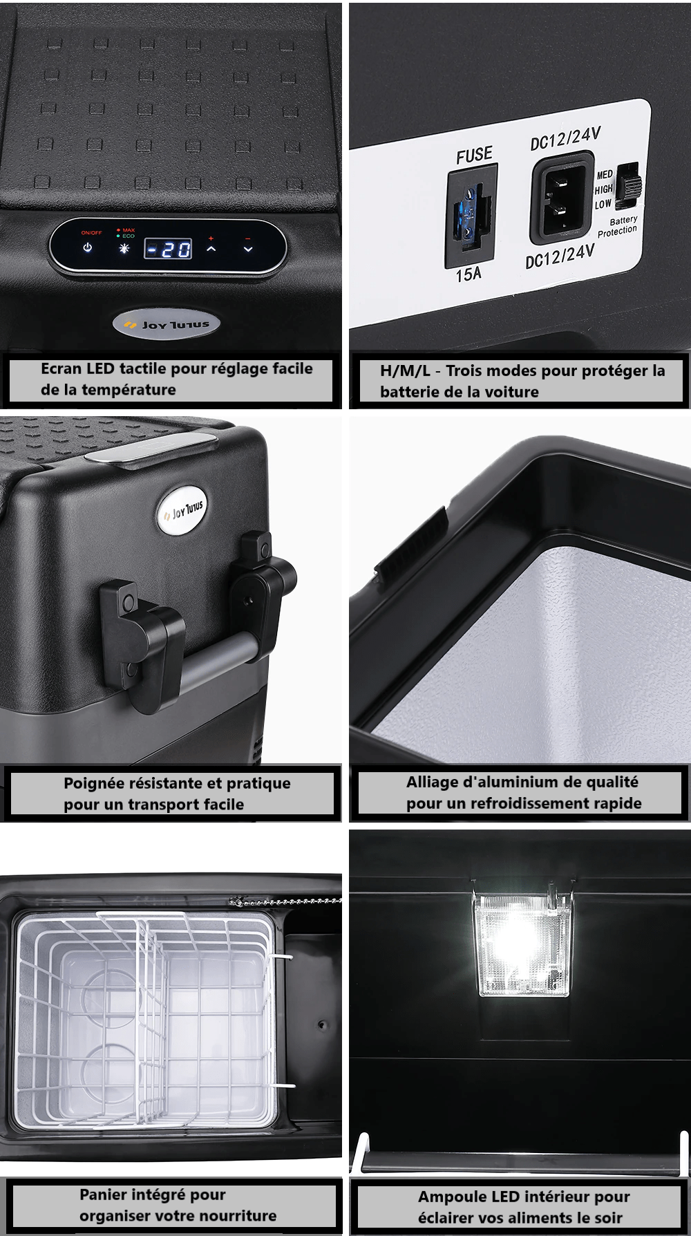 glaciere electrique 40 litres details