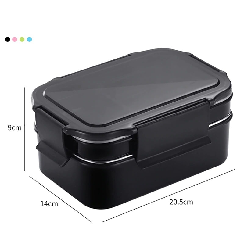 Dimension lunch box isotherme noire