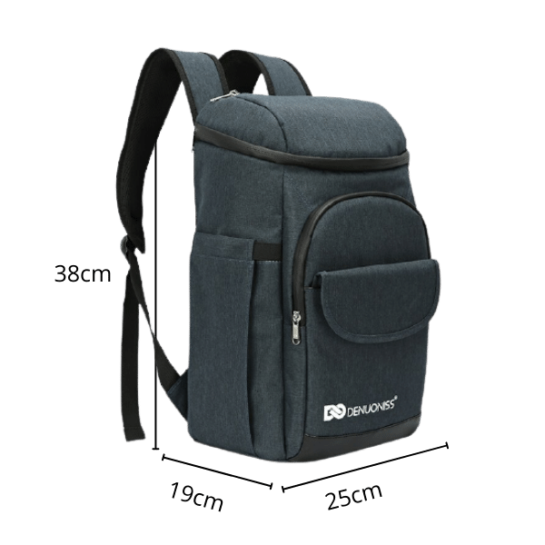 Taille sac à dos bleu compartiment glacière
