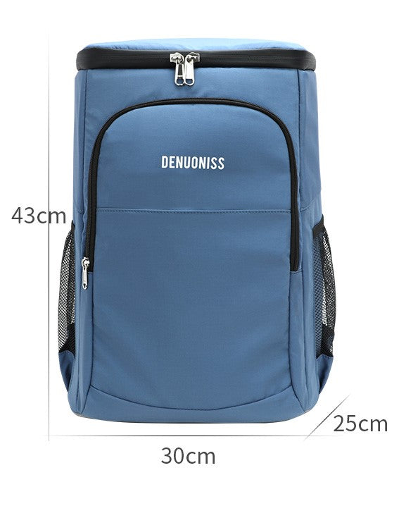 dimension sac à dos réfrigérant bleu