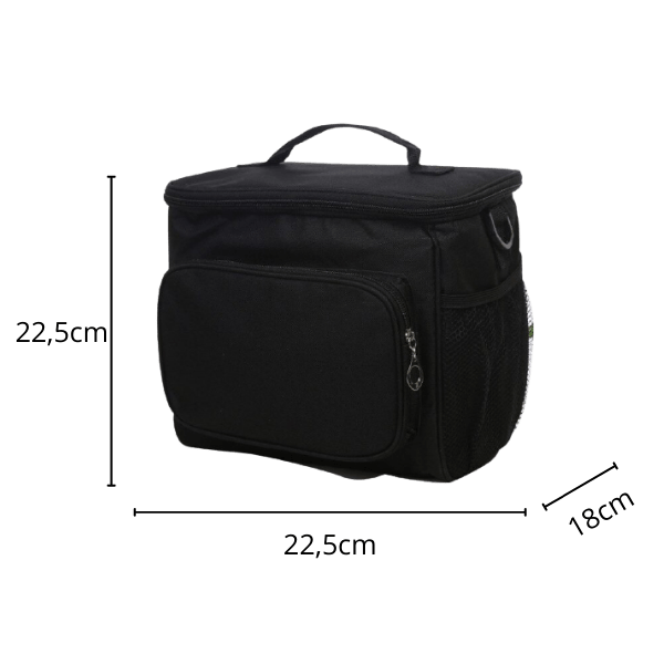 dimensions glaciere souple isotherme noire