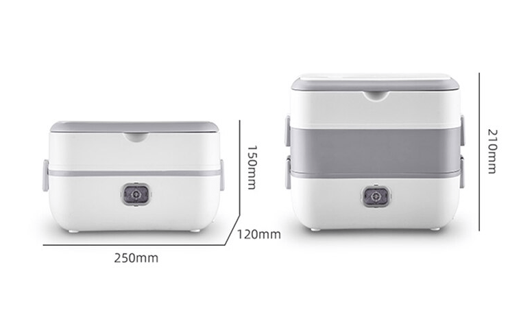 dimensions lunch box chauffante electrique