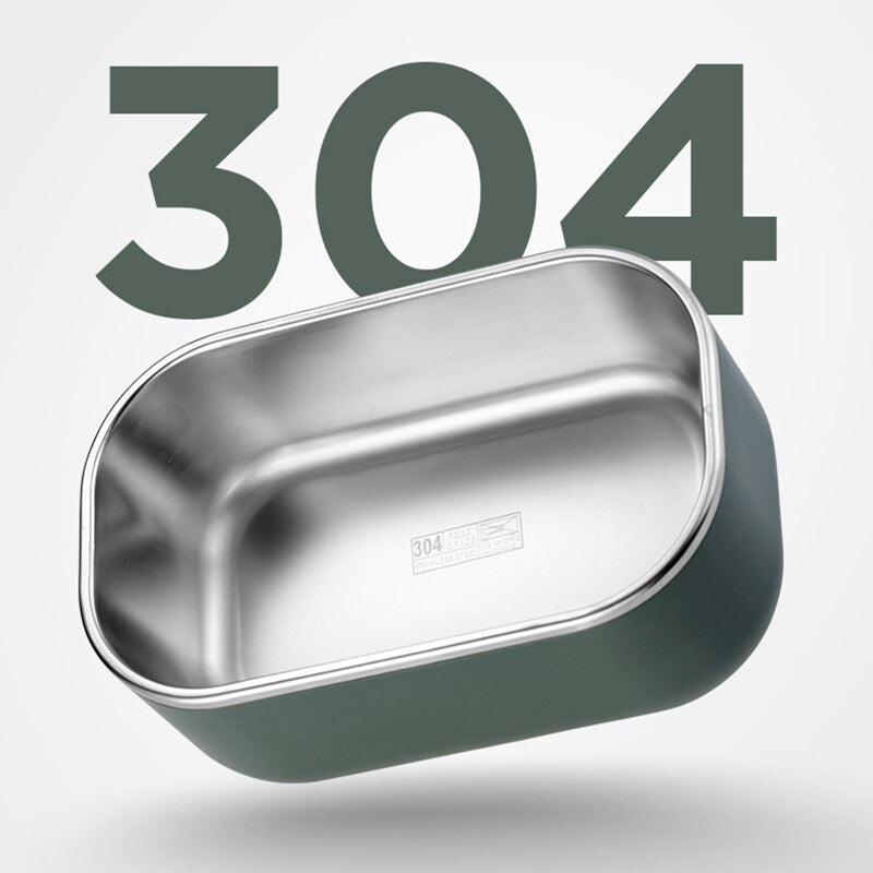 Acier inoxydable 304 gamelle chauffante électrique