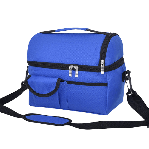 glaciere souple isotherme de 10 litres bleu fonce