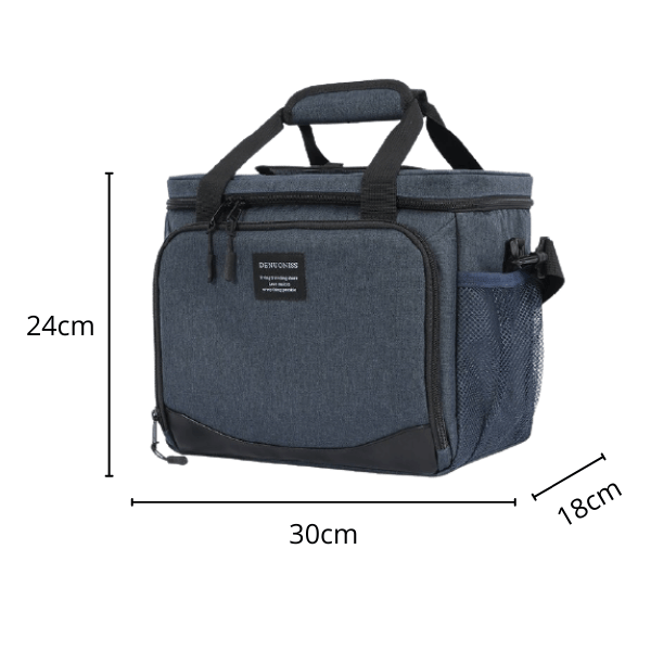 Glaciere souple isotherme bleue 13 litres dimension