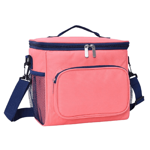 glaciere souple isotherme rose 9 litres