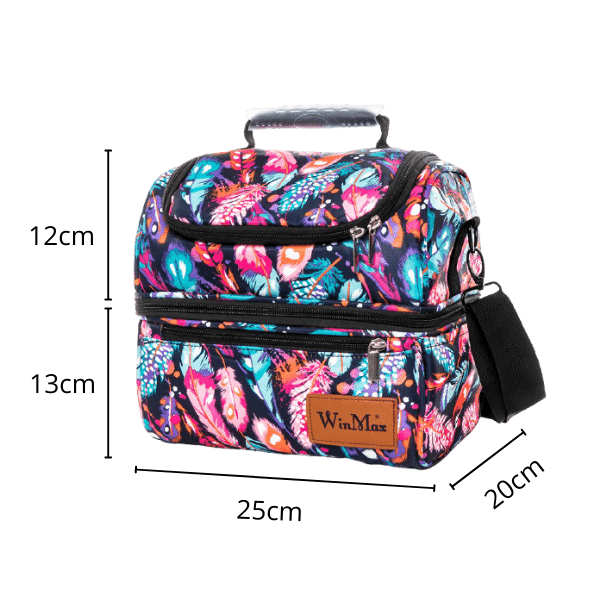 Dimension glacière souple design multicolore