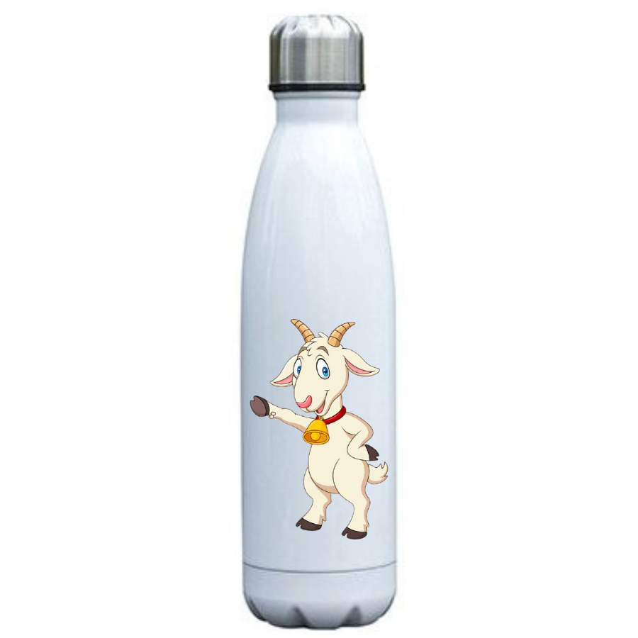 bouteille isotherme motif chevre