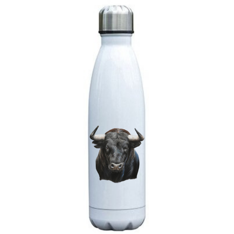 bouteille isotherme motif taureau