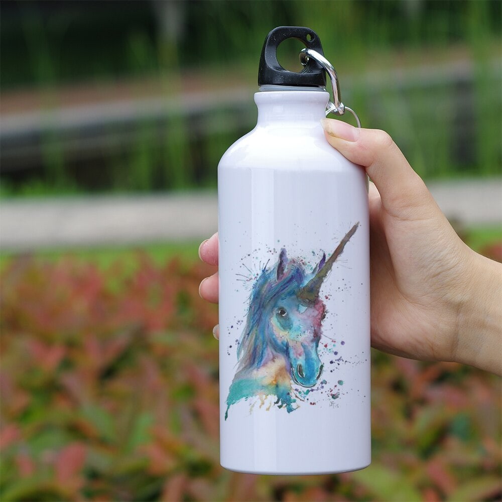 gourde en acier inoxydable licorne