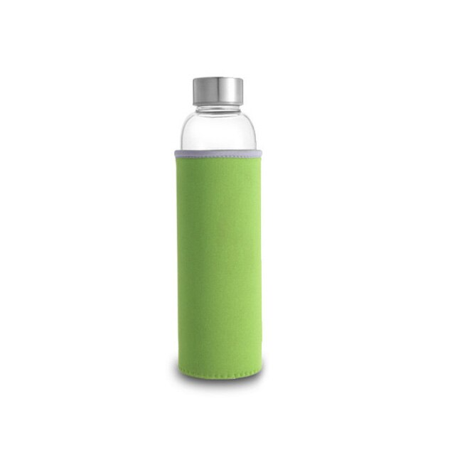 gourde en verre coloris vert
