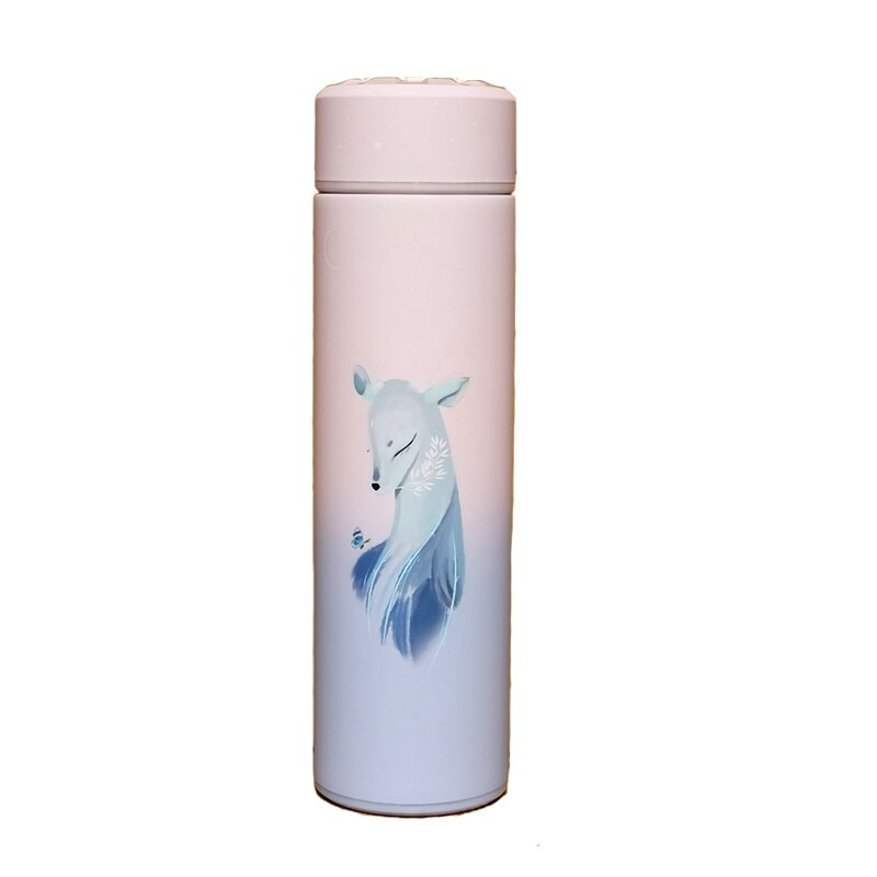 Bouteille isotherme 500 ml biche rose