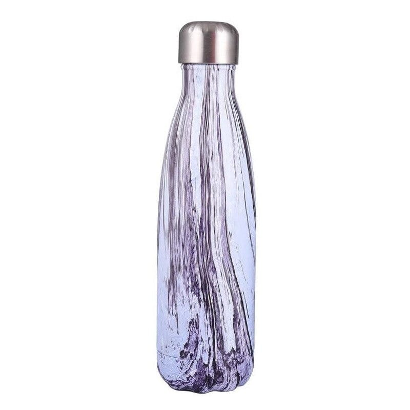 Bouteille isotherme 500 ml bois ebene
