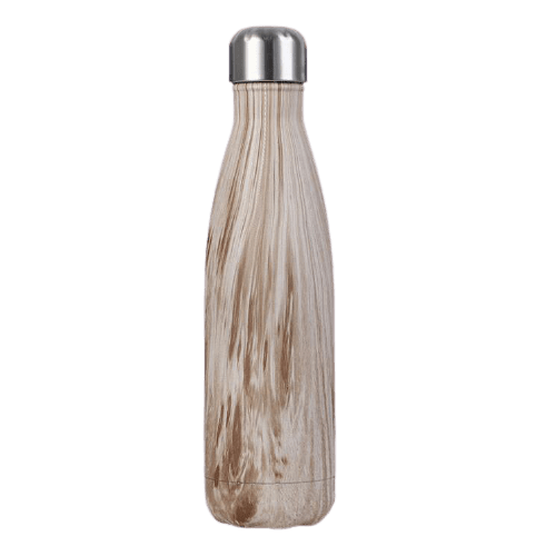 Bouteille isotherme 500 ml bois pin