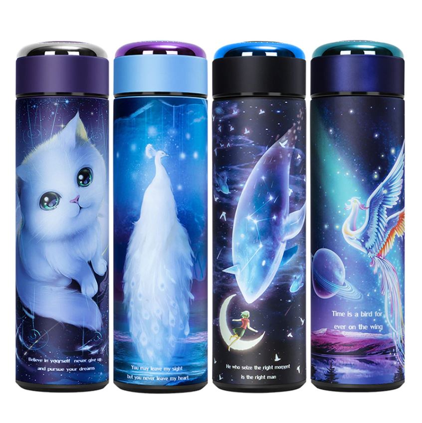 gourde en inox animaux mignons spirituels