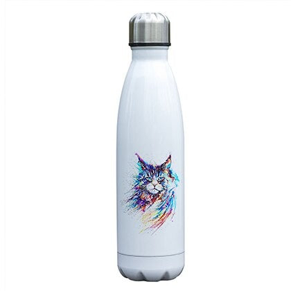 Bouteille isotherme 500 ml chat savant