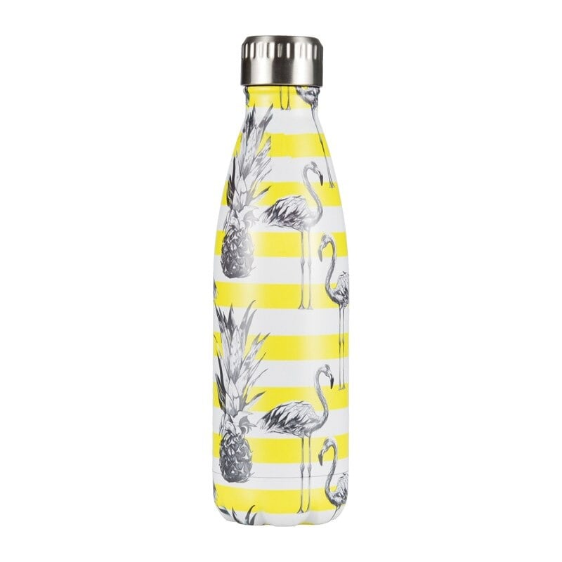 Bouteille isotherme 500 ml flamant rose exotique