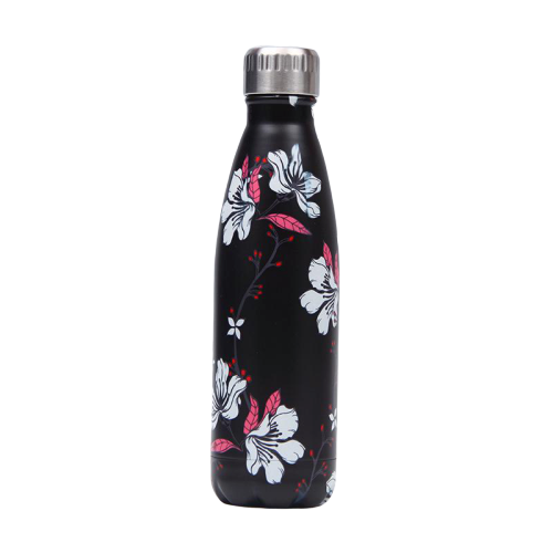 gourde-inox-fleur-blanche