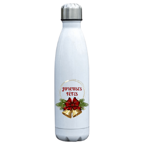 Bouteille isotherme 500 ml joyeuses fetes