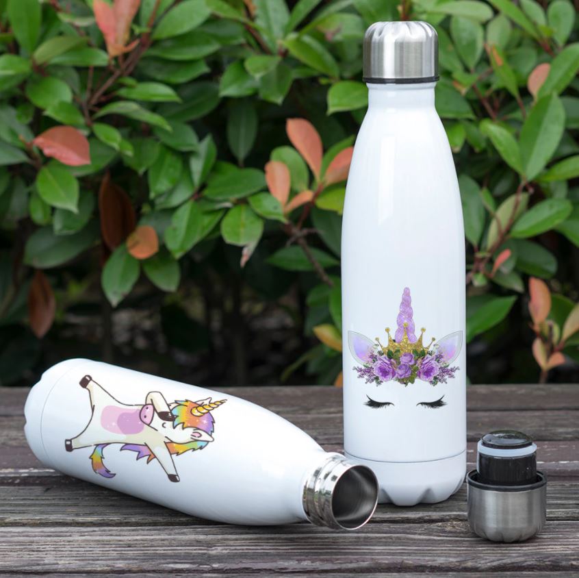 bouteille isotherme licorne princesse et licorne dab