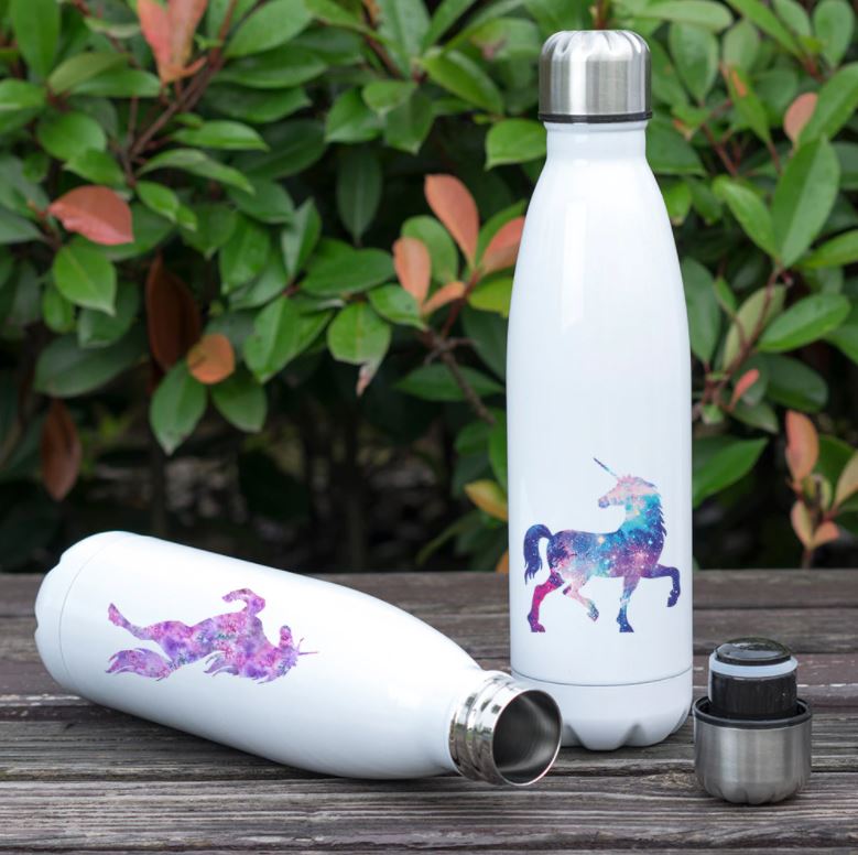 Gourde Isotherme Licorne Cristalline