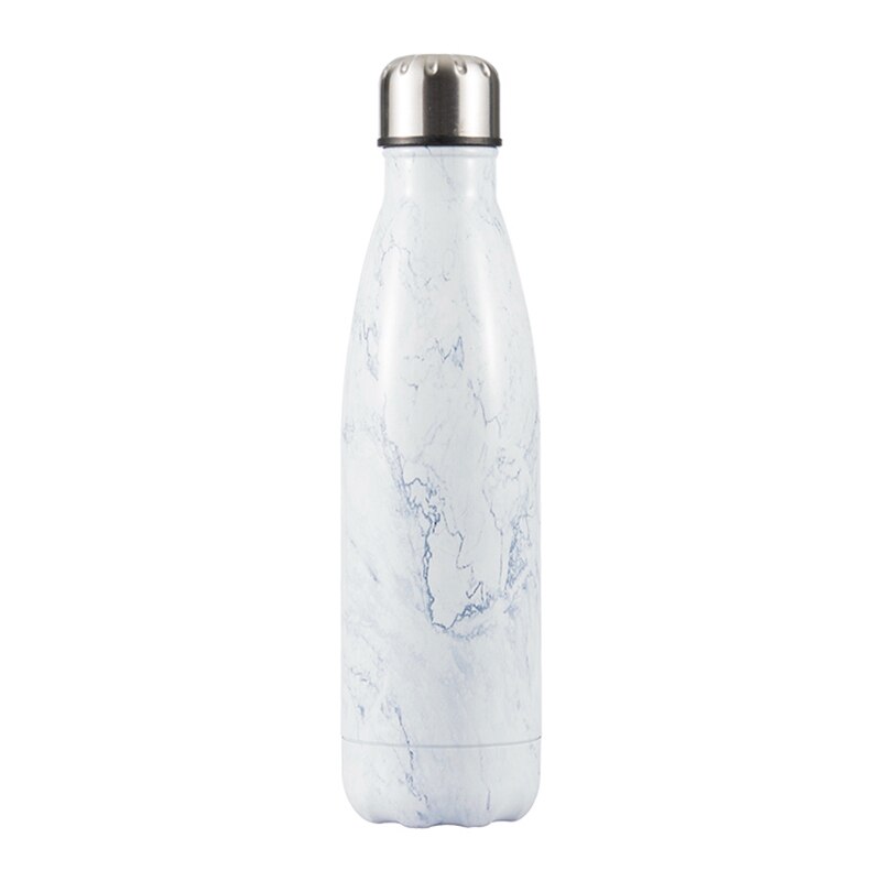 Bouteille isotherme 500 ml marbre blanc