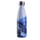 gourde inox bouteille isotherme motif paysage montagne avec de la neige