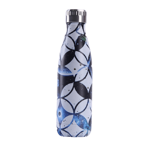 bouteille isotherme motif mosaique etoile
