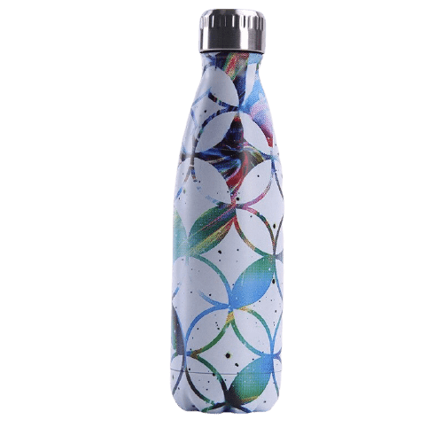 bouteille isotherme motif mosaïque original