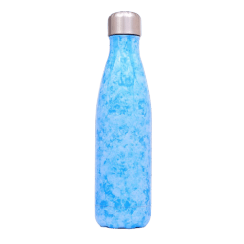 Bouteille isotherme 500ml motif nuage bleu