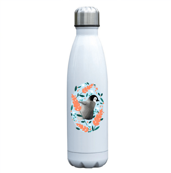 Gourde inox bebe manchot