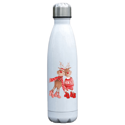 Bouteille isotherme 500 ml rennes de noel