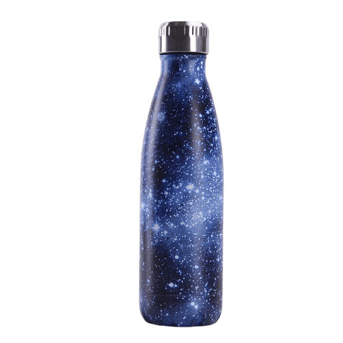 Bouteille isotherme 500 ml en acier inoxydable au motif univers
