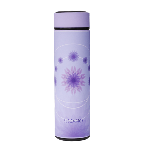 Bouteille isotherme 450 ml violette elegance
