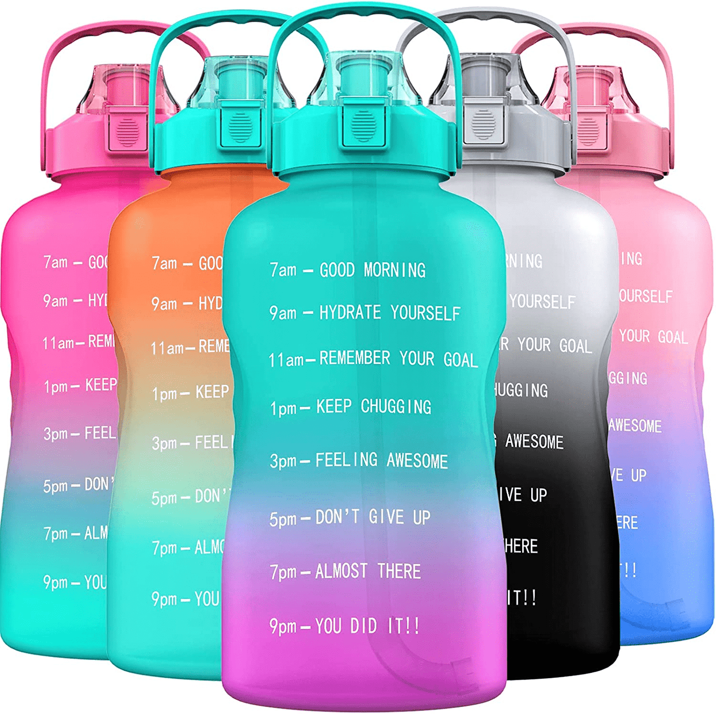 gourde pour sport 2 litres differents colors