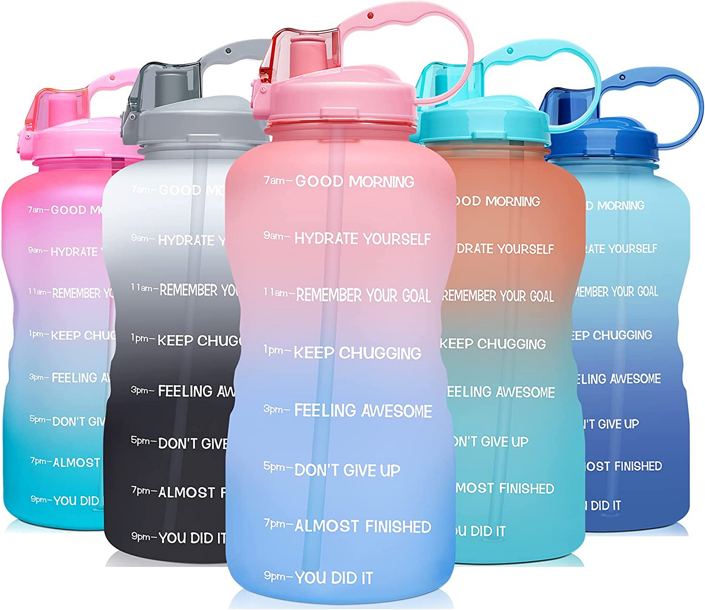 différentes couleurs gourde sport 2 litres grande