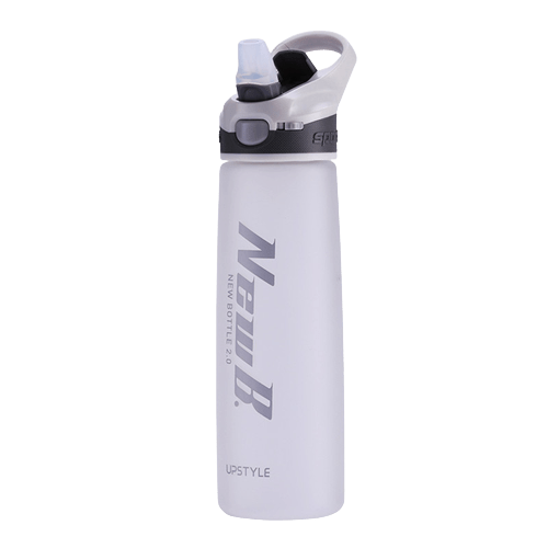 bouteille sport gris argent