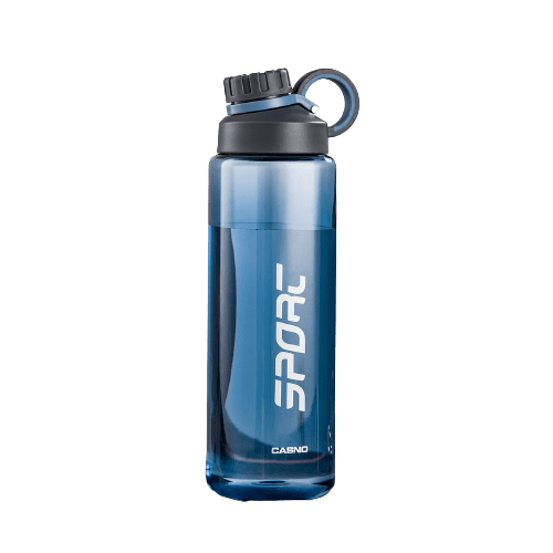 bouteille sport transparente azur