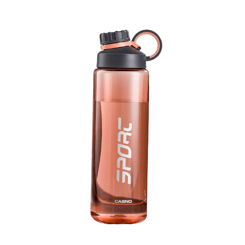 bouteille transparente orange 1L