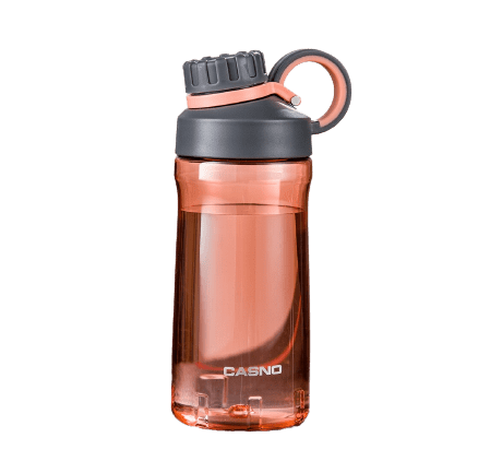 Gourde Sportif Transparente Orange