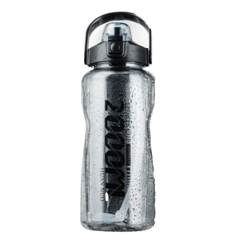 bouteille transparente noir 2L