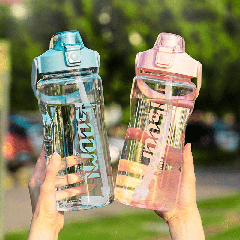 Gourde Sport Transparente Menthe 2L