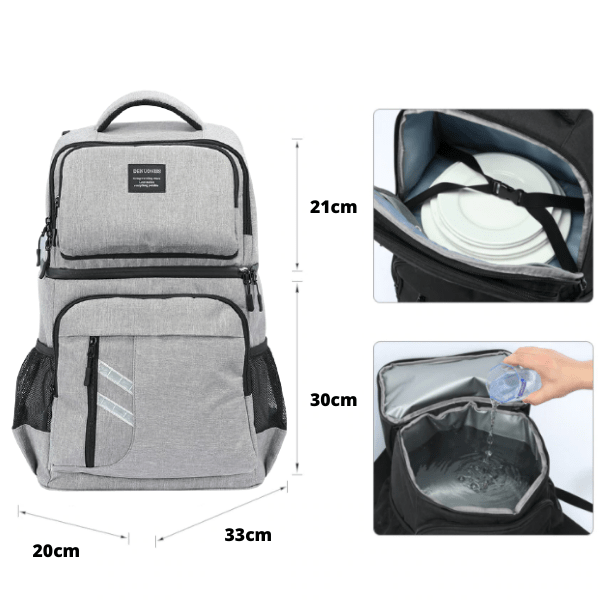 caracteristiques et dimensions sac a dos isotherme 35 litres