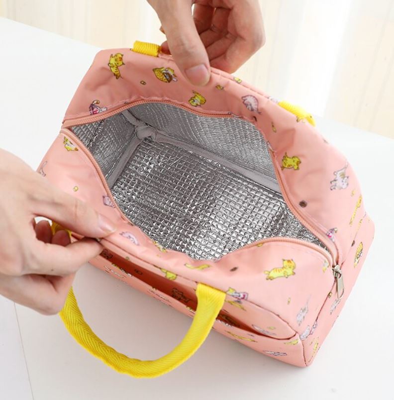 intérieur isotherme thermique sac isotherme repas motif chat